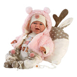 Imp mimi soft body babypop vrolijk met geluid - 42 cm