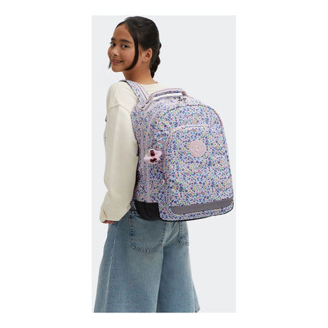 Kipling rugzak classroom digi bloemenprint