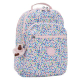 Kipling seoul laptop rugzak - digi flower print