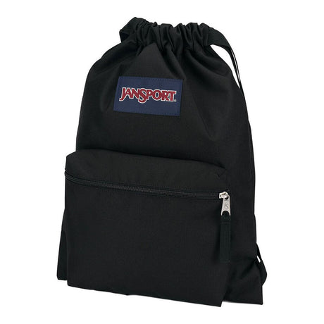 Jansport gymtas draw sack black