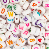 Creativ Company Buchstabenperlen und Zahlen, 200 Stück.
