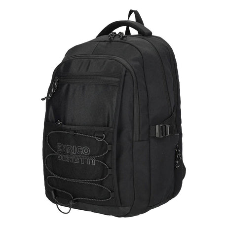 Enrico benetti rugzak anchorage zwart - laptop 17 inch