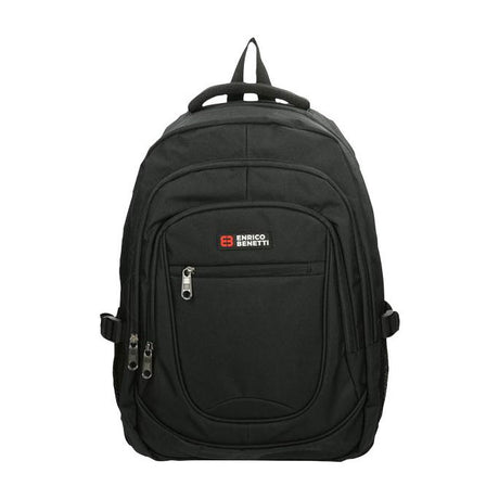 Enrico benetti rugzak hamburg zwart - laptop 17 inch