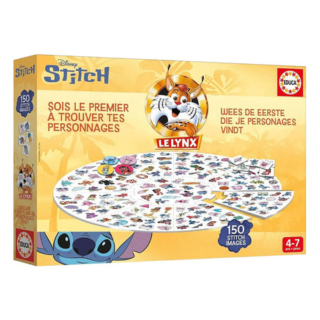 Educa – Brettspiel – Luchsstich – Bilder finden – Reaktionsfähigkeit – Sehvermögen – Gedächtnisspiel