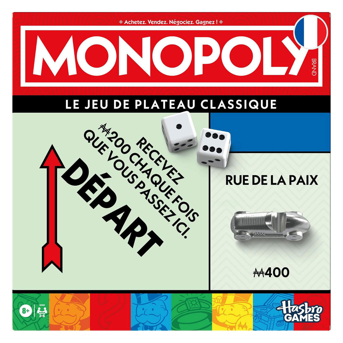 Hasbro monopoly classic refresh fr
