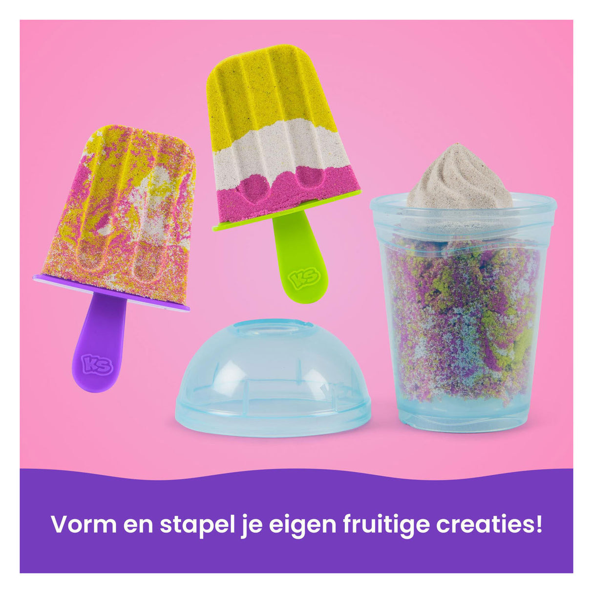 Kinetischer Sand – Smoothie-Mixer – kreatives Spielzeug