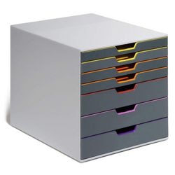 Schubladenelement langlebig 760727 stapelbar A4, C4, Folio grau