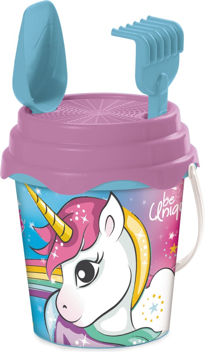 Mondo Einhorn-Eimer-Set 6-teilig inklusive Gießkanne - Einhorn-Eimer