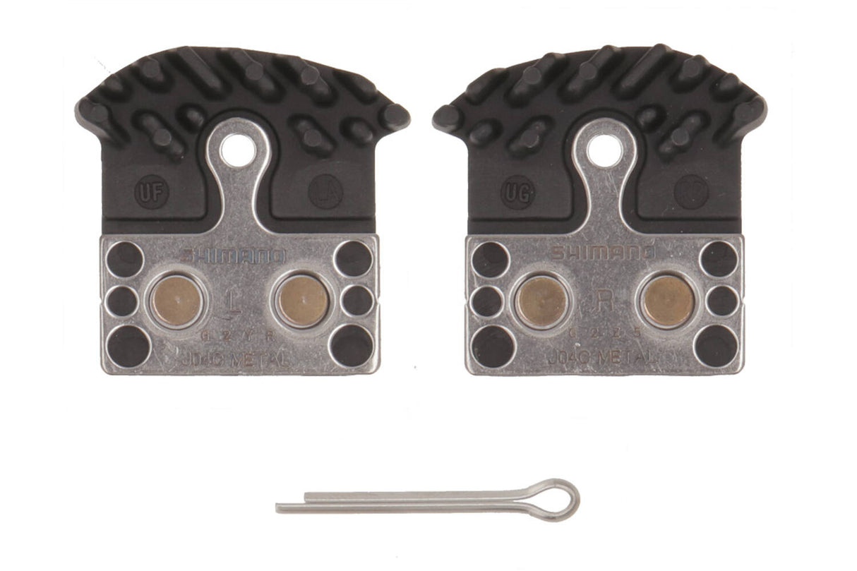 Shimano Disc Brake Block Juego de metal J04C con aletas de enfriamiento