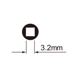 ICetoolz Spaak Nippelschlüssel 12b3 für 3,2 mm (quadratische) Nippel
