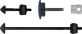 Pitlock security set 01 ga front wheel + seatpost + ahead