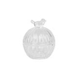 Clayre eef schaaltje vogel met deksel ã˜ 8x10 cm glas
