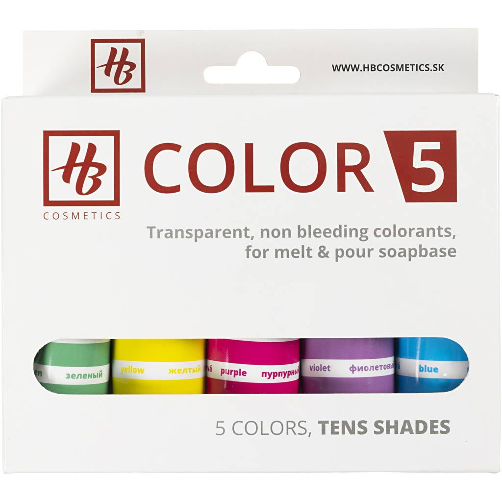 Creativ Company Seifenfarbe, 5x30gr