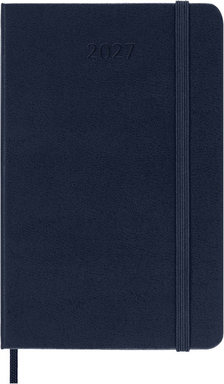 Moleskine 12-Monats-Tagebuch – 2027 – täglich – Tasche – Hardcover – Saphirblau