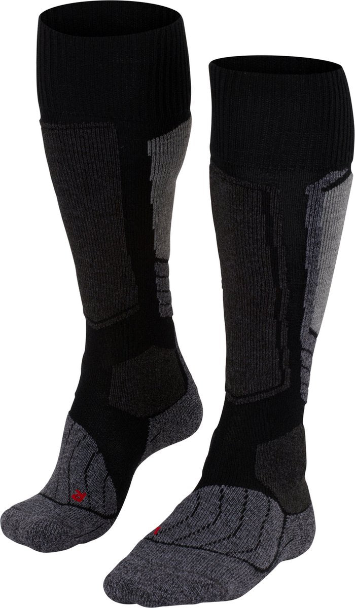 Falke sk1 warme Skisocken aus dickem Woll-Funktionsmaterial Damen Schwarz - Größe 41-42
