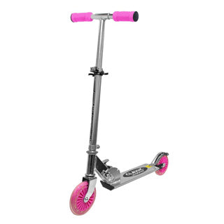 Alert Kinderroller Aluminium Pink – verstellbar und faltbar.