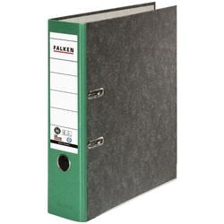 Ordner falken a4 80 mm karton groen 2-rings 80024714 1 stuk