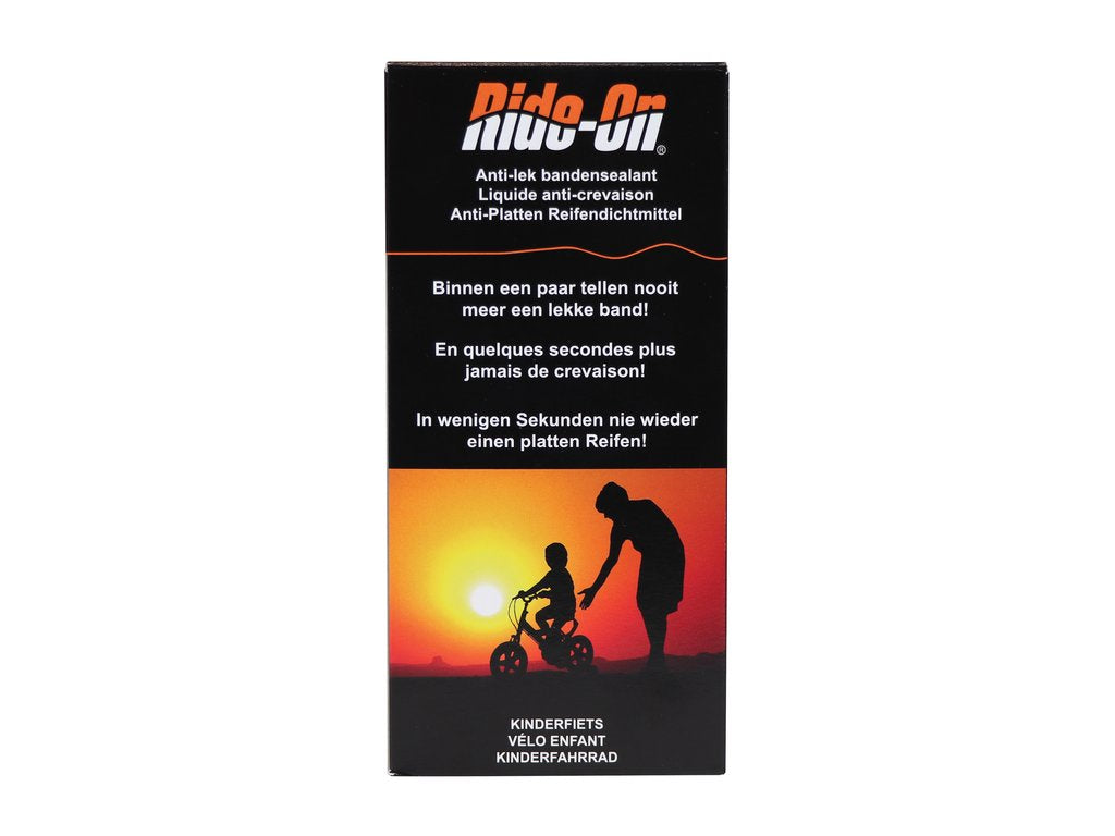 Ride-op Pneu-alantant Ride-on fir Kanner Vëlo 2 x 100ml