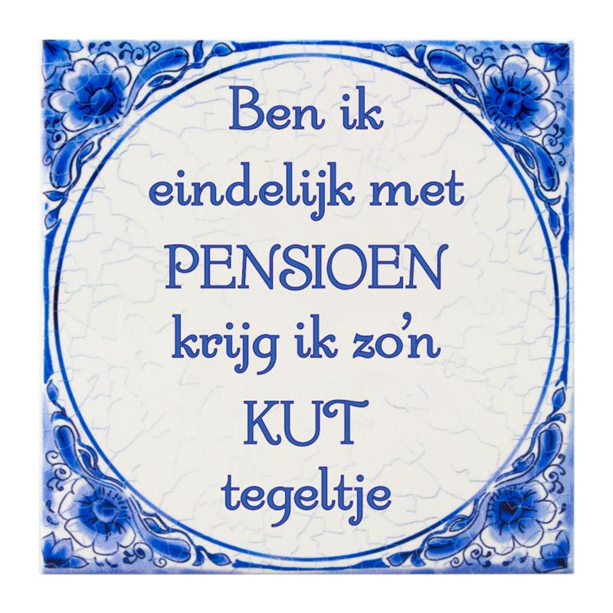 Paperdreams Fliese Delfter Blau - Rentenmuschi