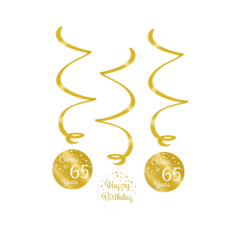 Paperdreams Wirbelgirlanden Goldweiß – 65