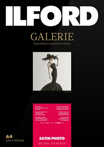 Ilford Gallery Satin-Foto, 260 g, A4, 100 Blatt