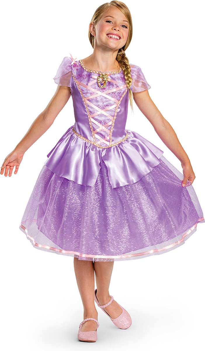 Verkleidung Disney – Rapunzel Deluxe Verkleidung Mädchen – 110 128 (4–6 Jahre)