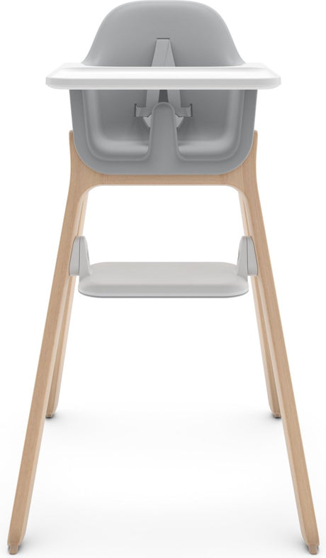 Uppababy Ciro Chloe – Hochstuhl – Grau – Holz – verstellbare Fußstütze – abnehmbares Esstablett
