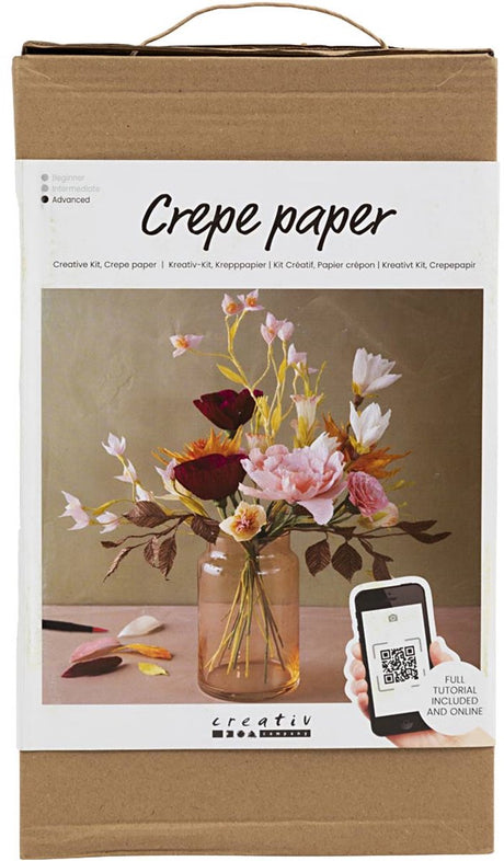 Kreativfirma Hobbyset Crepe Paper Flowers Bouquet
