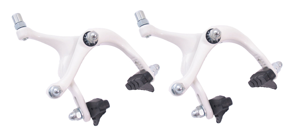 Rms frenado conjunto de solteros fixie aluminio blanco