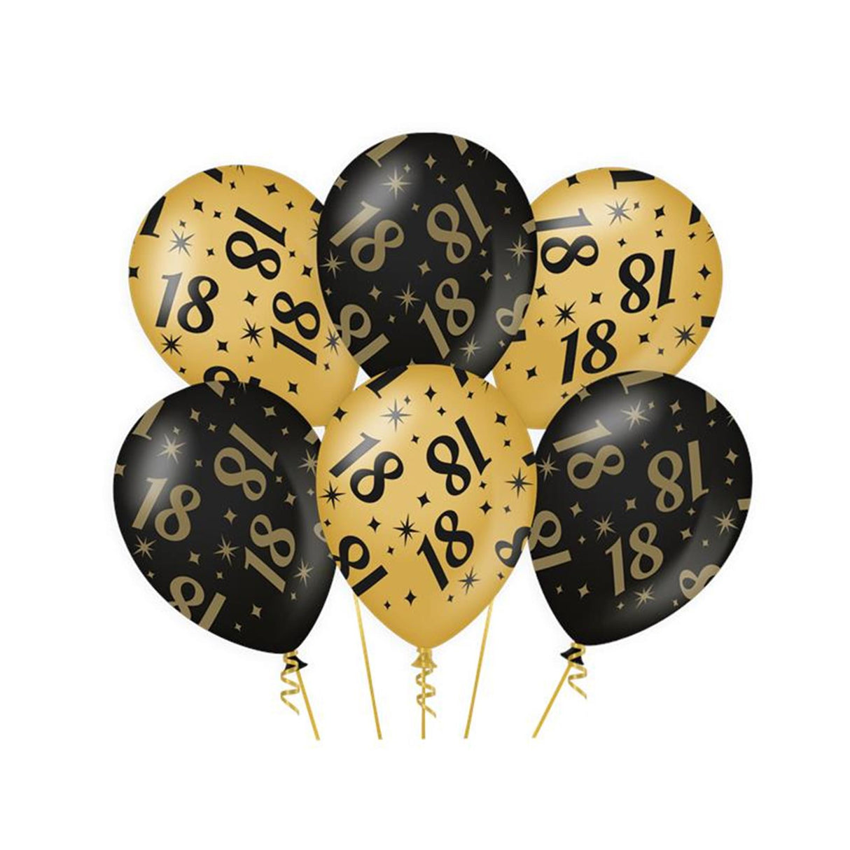 Paperdreams edler Partyballon – 18 6 Stück