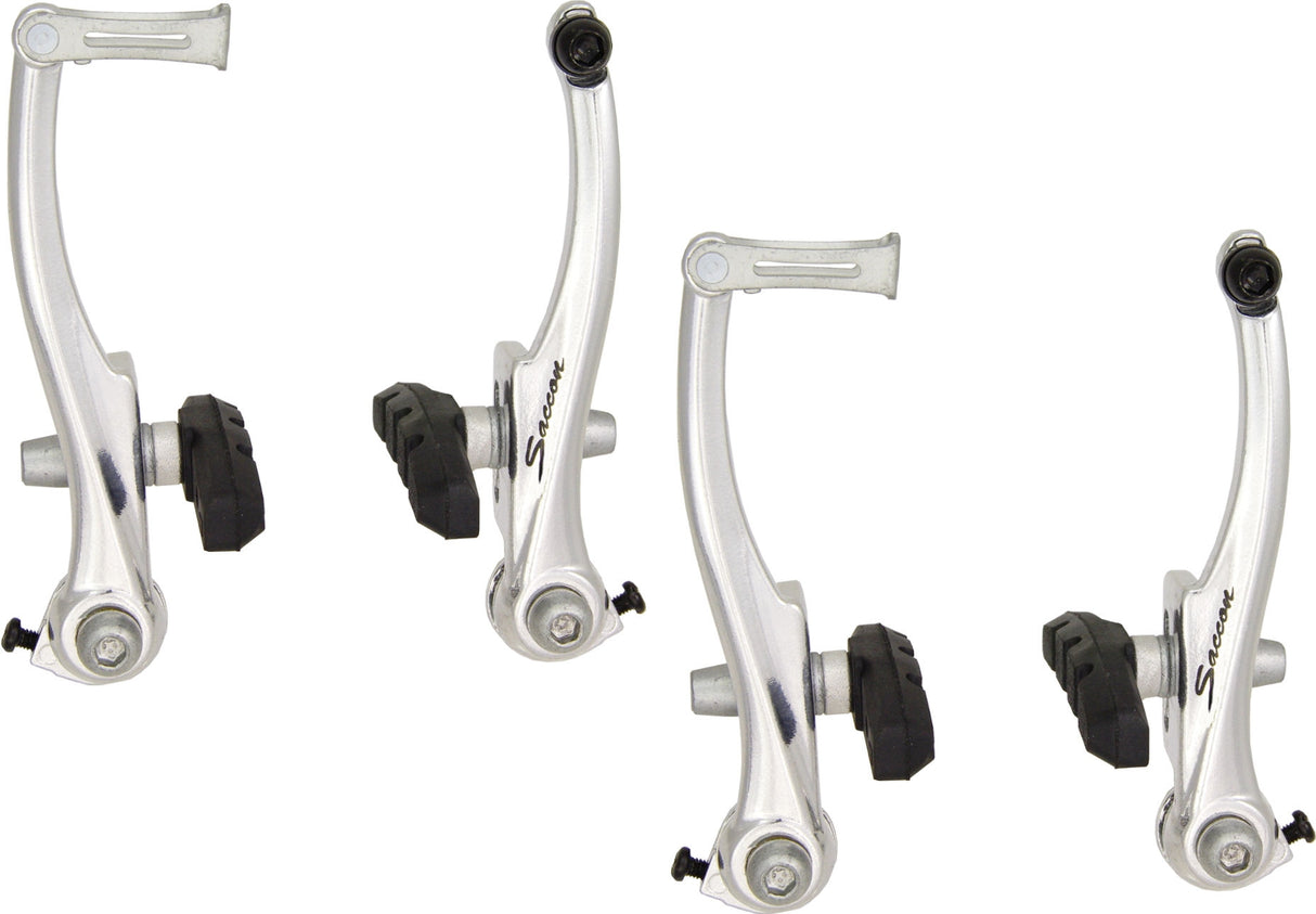 Saccon V-Brake Set front and rear aluminum silver