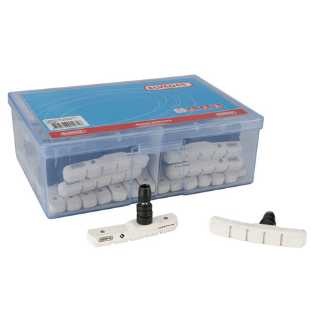 Elvedes brake block set V-Brake 72 mm white (25 pairs)