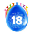 Paperdreams Zahlenballons – 18 Jahre 8 Stück 30 cm