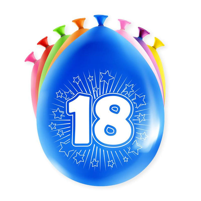 Paperdreams Zahlenballons – 18 Jahre 8 Stück 30 cm