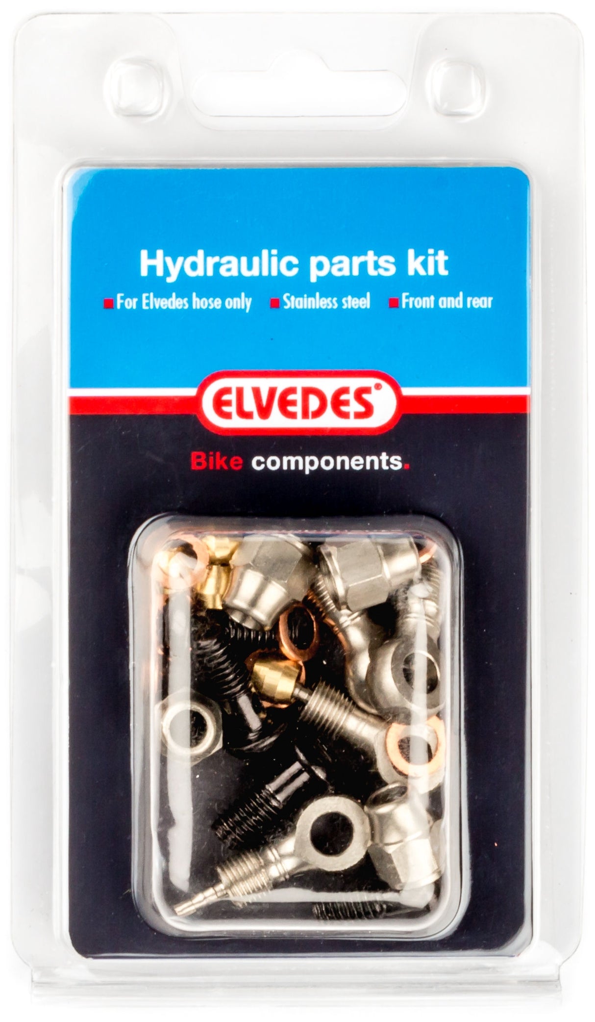 Kit de pièces hydrauliques Elvedes 8 m 9 x 1,25 et acier inoxydable M6