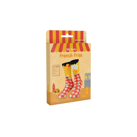 Paperdreams silly socks - french fries - polyester