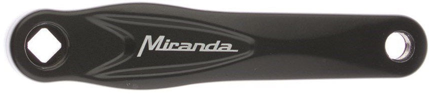 Crank derecho Miranda Alfa 170 mm negro