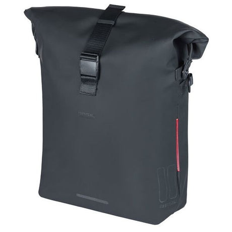 Basil Soho Mikes Bicycle -Umhängetasche - Schwarz, wasserdicht, Pu, Nordlich LED, 17L