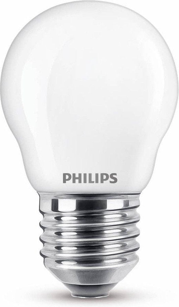 Philips led kogellamp mat - 40 w - e27- koelwit licht