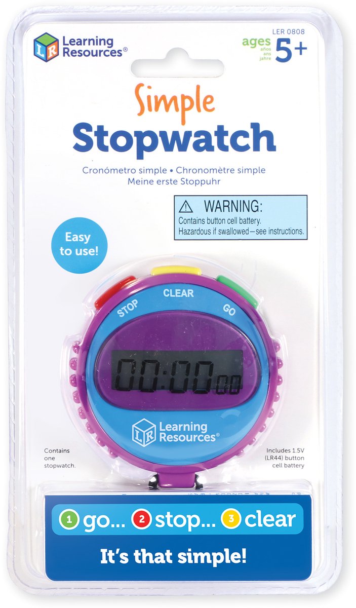Lernressourcen einfache Stoppuhr – 5+