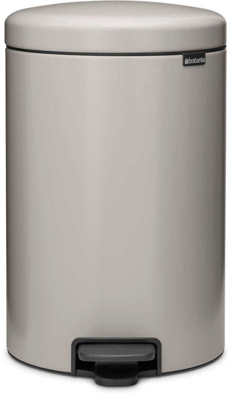 Brabantia Newicon Abfallbehälter – 20 Liter – weiches Grau