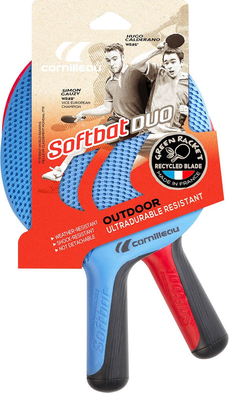 Cornilleau Softschläger-Duo-Set – Outdoor-Tischtennis-Set
