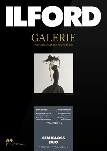 Ilford Gallery, seidenmatt, Duo, 250 g, A4, 100 Blatt