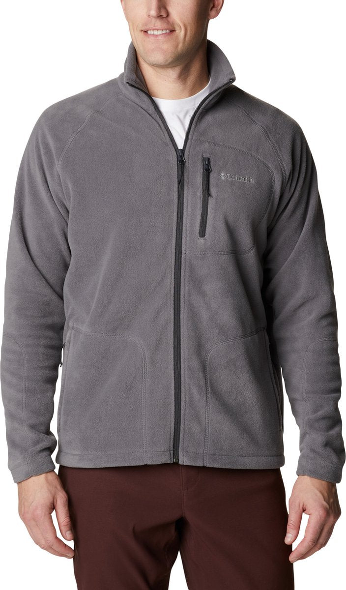 Columbia Fast Trek II Jacke – Fleeceweste Herren Erwachsene – Verschluss und Taschen mit Reißverschluss – Outdoor-Weste – Grau – Größe XXL