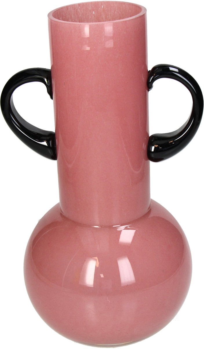 Hd collection vaas glas bourgogne 19x15.5x29.5cm