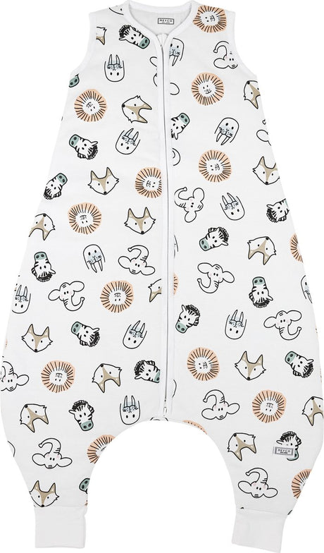 Meyco Baby Animal Baby Winter-Schlafoverall-Pullover – mehrfarbig – 104 cm – 2,0 Tog