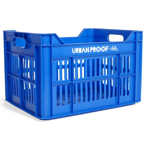 Urban Proof Fahrradkiste recycelter Kunststoff 30L King Blue 40x30x25 cm