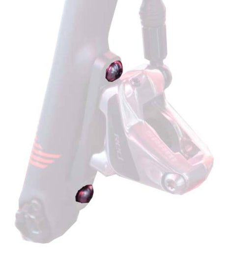 Sram Bremsschrauben-Set-Adapter FM Edelstahl 27 mm Set a 2