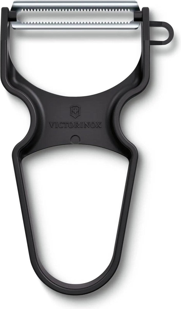 Victorinox Schnellschäler – schwarz – gezahnt