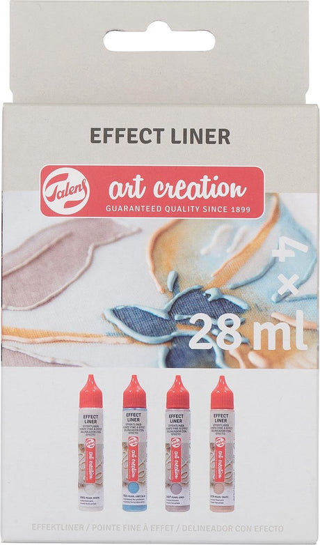 Talens Art Creation Effectliner Set 4x28ml Spezialitäten Pearl